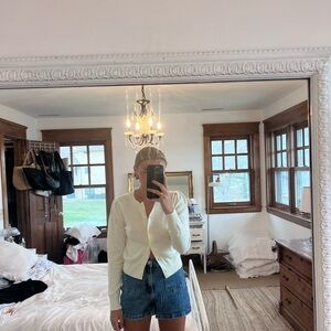 Aritzia button up sweater